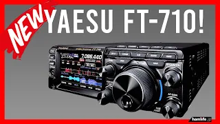 NEW! Yaesu FT-710 Announced! HF Radio- Size ,Weight, Frequencies, Power, More - FIRST LOOK! #yaesu