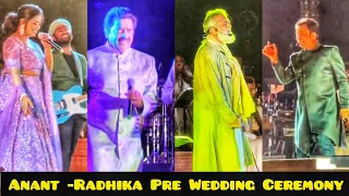 Arijit Singh, Anu Malik, Shreya Ghoshal Live Performance Anant Radhika Per Wedding Ceremony