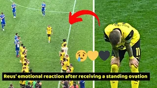 Marco Reus' emotional reaction after getting a standing ovation in Dortmund Vs Darmstadt 4-0