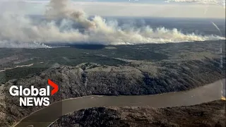 Fort McMurray wildfire that forced evacuations did not grow overnight, rain on the way: officials