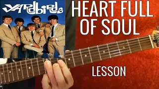 Heart Full of Soul The Yardbirds - Guitar Lesson by