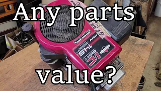 How does a Briggs & Stratton 14.5HP Ride-on Mower Engine Work? And What is it Worth as Parts?