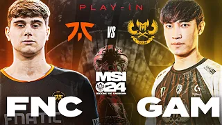 VEIGAR NA SUPPORCIE?! - FNC vs GAM MSI 2024 PLAY-IN