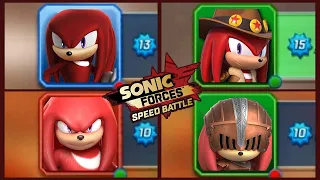 Sonic Forces: Speed Battle, But it's only Knuckles
