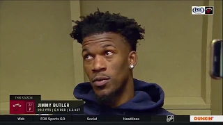 Jimmy Butler REACTS to Miami Heat big win vs Indiana Pacers, fight with TJ Warren