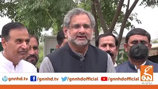 PML-N Leader Shahid Khaqan Abbasi Media Talk | GNN | 20 April 2021