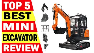 Top 5 Best  Mini Excavator In 2024