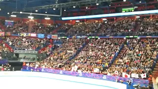 WAKABA HIGUCHI AFTER FS TO KISS AND CRY - WORLD FIGURE SKATING CHAMPIONSHIPS 2018 - LADIES FREE