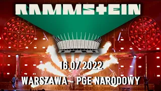 FULL SHOW Rammstein Live Europe Stadium Tour WARSZAWA | Cały Koncert | 16.07.2022