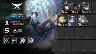 [Arknights] CC#11 Fake Wave Day 5 Sal Viento Karst Risk 8 6 OP AFK clear