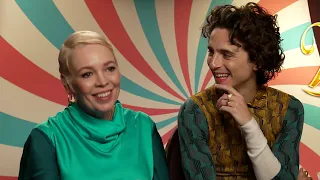 Timothée Chalamet and Olivia Colman talk Wonka with Total Film