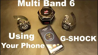 Casio G-SHOCK Multi Band 6 (Atomic/Radio) Time Synchronisation - With a Smartphone App