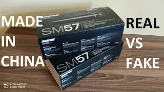 I JUST GOT 2 SHURE SM57 FROM CHINA - ORIGINAL VS COPY