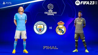 FIFA 23 - Manchester City vs Real Madrid - UEFA Champions League Final | PS5™ Gameplay [4K60]