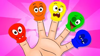 Família de dedo de balão | Finger Family Compilation | Músicas Infantis | HooplaKidz TV Brasil