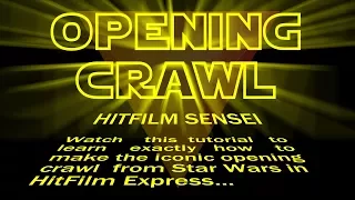 How to Make Star Wars Opening Crawl in HitFilm Express!