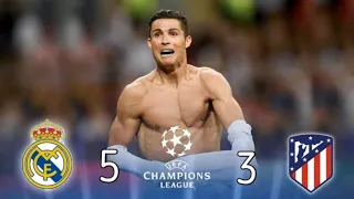 Real Madrid --5--3-- Atletico Madrid--- Arabic commentator Issam Chawali ------ UCL Final 2016 -- HD