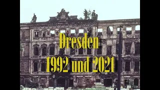 Dresden 1992 Taschenbergpalais, Zwinger, Altstadt