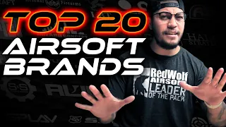 Top 20 Best Airsoft Brands: Ultimate Guide | RedWolf Airsoft RWTV