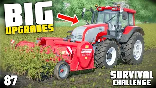 BIG UPGRADES AND GOODBYE MF | Survival Challenge | Farming Simulator 22 - EP 87