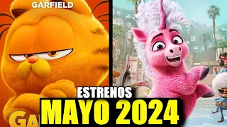 PRÓXIMAS PELÍCULAS ANIMADAS Y CARICATURAS QUE SE ESTRENAN EN MAYO 2024