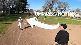 Proper Method of Umpiring a Play at First - Umpire Seeing Voluntary Release