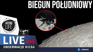 Księżyc: Podsumowanie lądowania Nova-C. Eksplorujemy okolice bieguna południowego - Niebo na żywo.