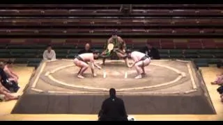 Kitanomine vs Teraofuji Day 4 Sumo Natsu Basho May 2014