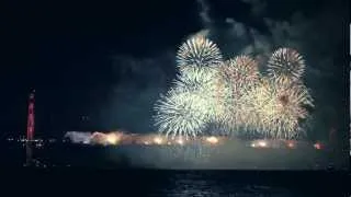 Golden Gate Bridge 75th Anniversary Fireworks Show HD - May 27th, 2012