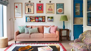 This Townhouse Beautifully Combines Bright Colors And An Easy Playful Mood