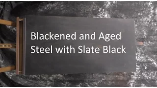 Blackened and Aged Steel with Slate Black