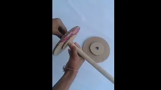 how to make a cardboard firki / best out of waste / charkhi for kite festival #shorts #youtubeshorts