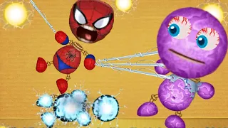 The Ball Lightning VS Spider Buddy - Kick The Buddy