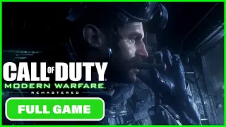 Call of Duty Modern Warfare Remastered - Full Gameplay No Commentary Walkthrough (4K 60FPS)