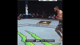 Most Weird knockout in MMA history, Barboza knocks out Burgos