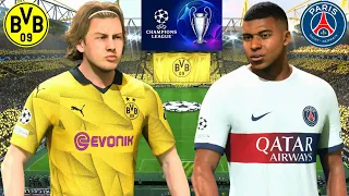 EA FC 24 - Borussia Dortmund vs PSG - Mbappe - UEFA Champions League 23/24 SF 1st Leg | PS5 | 4K HDR