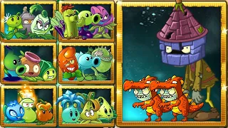 PvZ 2 Random Team Plants Max Level vs Team Castlehead Zombie Level 10 - Which is Best Team ?