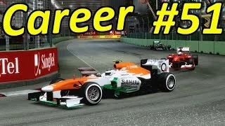 F1 2013 Singapore 100% Career Mode Part 51: Marina Bay