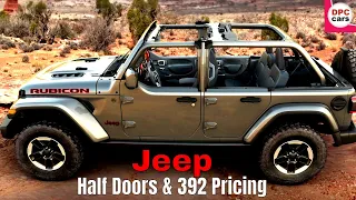 Jeep new Half Doors & Pricing of the 2021 Jeep Wrangler Rubicon 392