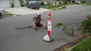 Longboard Sliding and An Epic Bail (At the End)