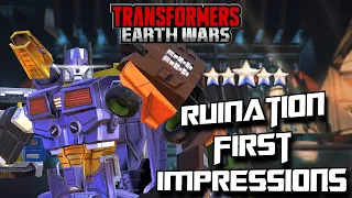 5 STAR RUINATION! 2nd 5 star combiner first look Transformers Earth Wars