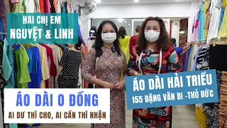 "Cửa hàng áo dài 0 đồng" của Nhà may Áo dài Hải Triều ở Sài Gòn chia sẻ yêu thương đến mọi người