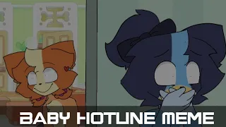 Baby Hotline Meme | Bluey Horror AU ( Flipaclip)