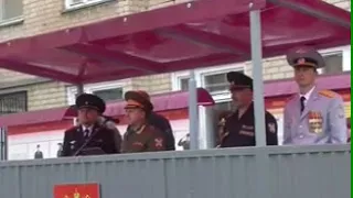 Прощание со знаменем в/ч7438