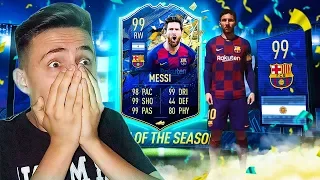 99 TOTS MESSI A CSOMAGBAN!! | FIFA 20 - LA LIGA TOTS PACK OPENING