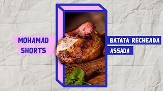 BATATA ASSADA RECHEADA COM REQUEIJÃO | #Shorts | Mohamad Hindi