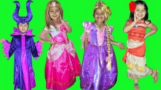 10 Halloween Costumes Disney Princess Aurora Moana Queen Elsa Maleficent Rapunzel