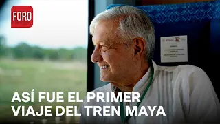 Tren Maya; Así fue el primer viaje oficial de Campeche a Cancún - Sábados de Foro