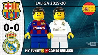 Barcelona vs Real Madrid 0-0 • El Clasico • LaLiga 2019/20 • Highlights ElClasico Lego Football Film