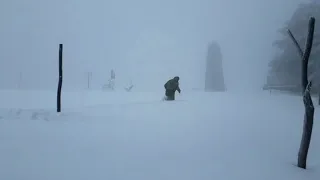 Верхний Беной большой снегопад